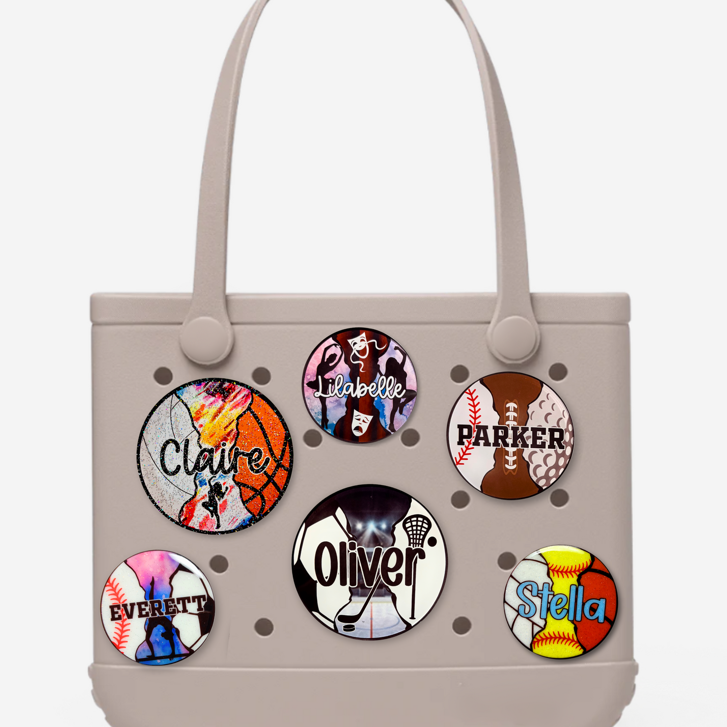 Custom 2-Sport Bag Charm