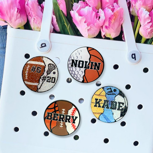 Personalized Multi-Sport Bag Charm
